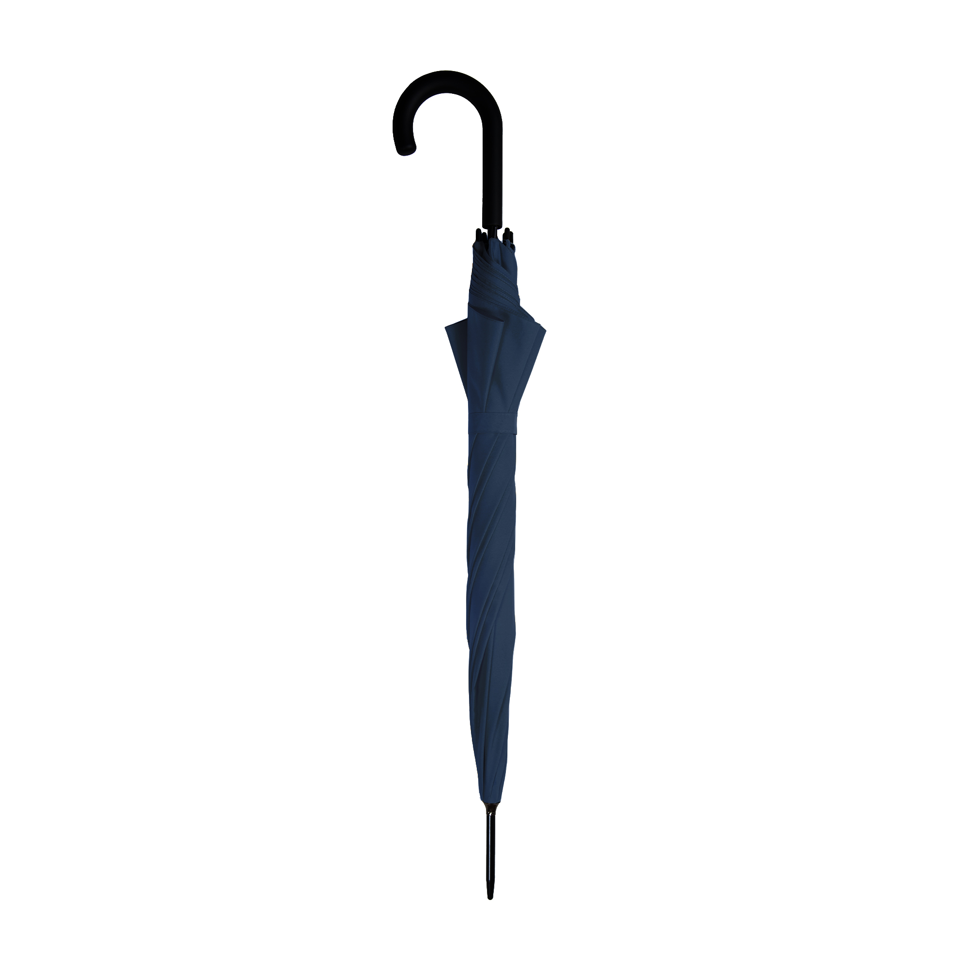 Closed navy blue umbrella Long Matic Rain