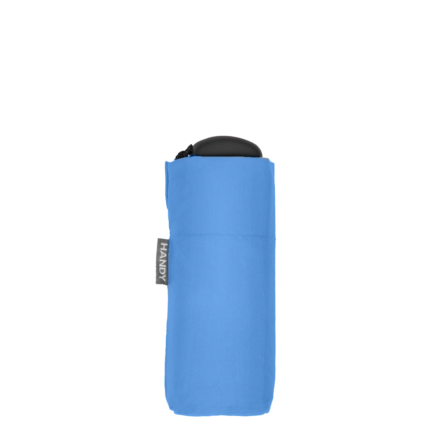 Parapluie bleu clair Handy fermé dans sa housse
