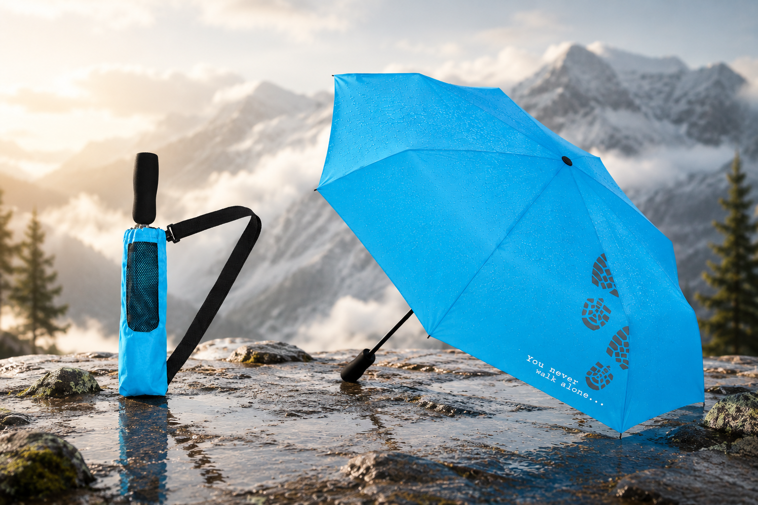 Regenschutz beim Wandern: Warum ein Trekkingschirm ins Gepäck gehört