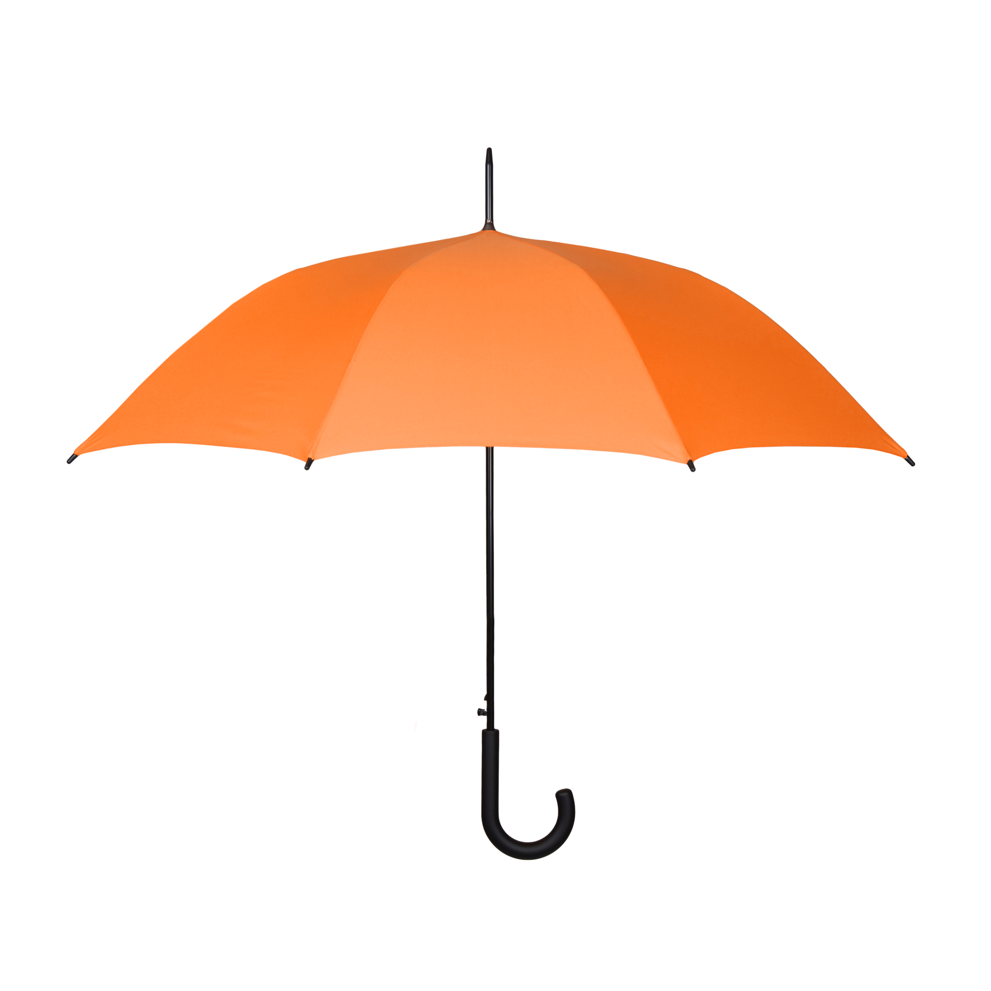 Geöffneter oranger Regenschirm Long Matic Rain