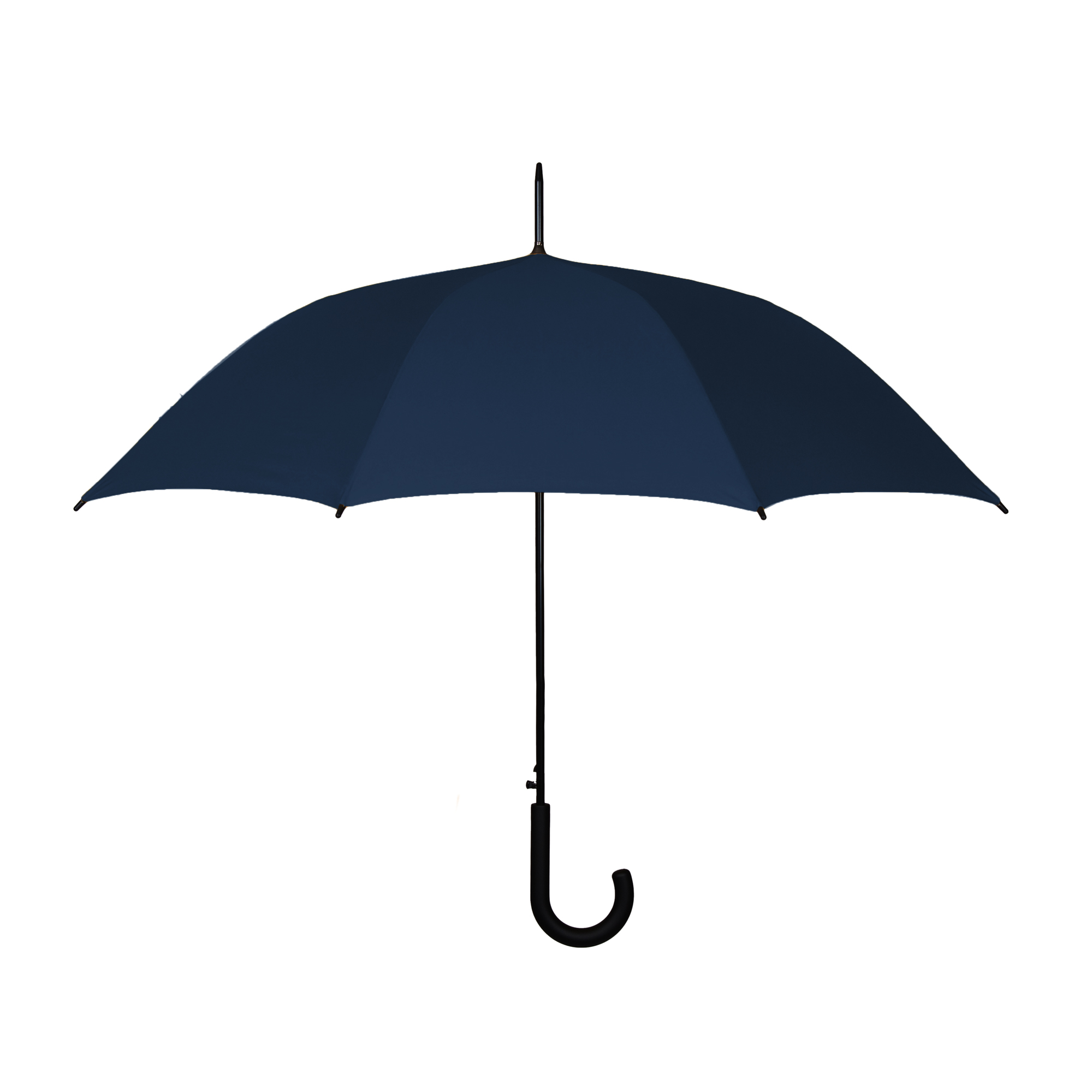 Open navy blue umbrella Long Matic Rain
