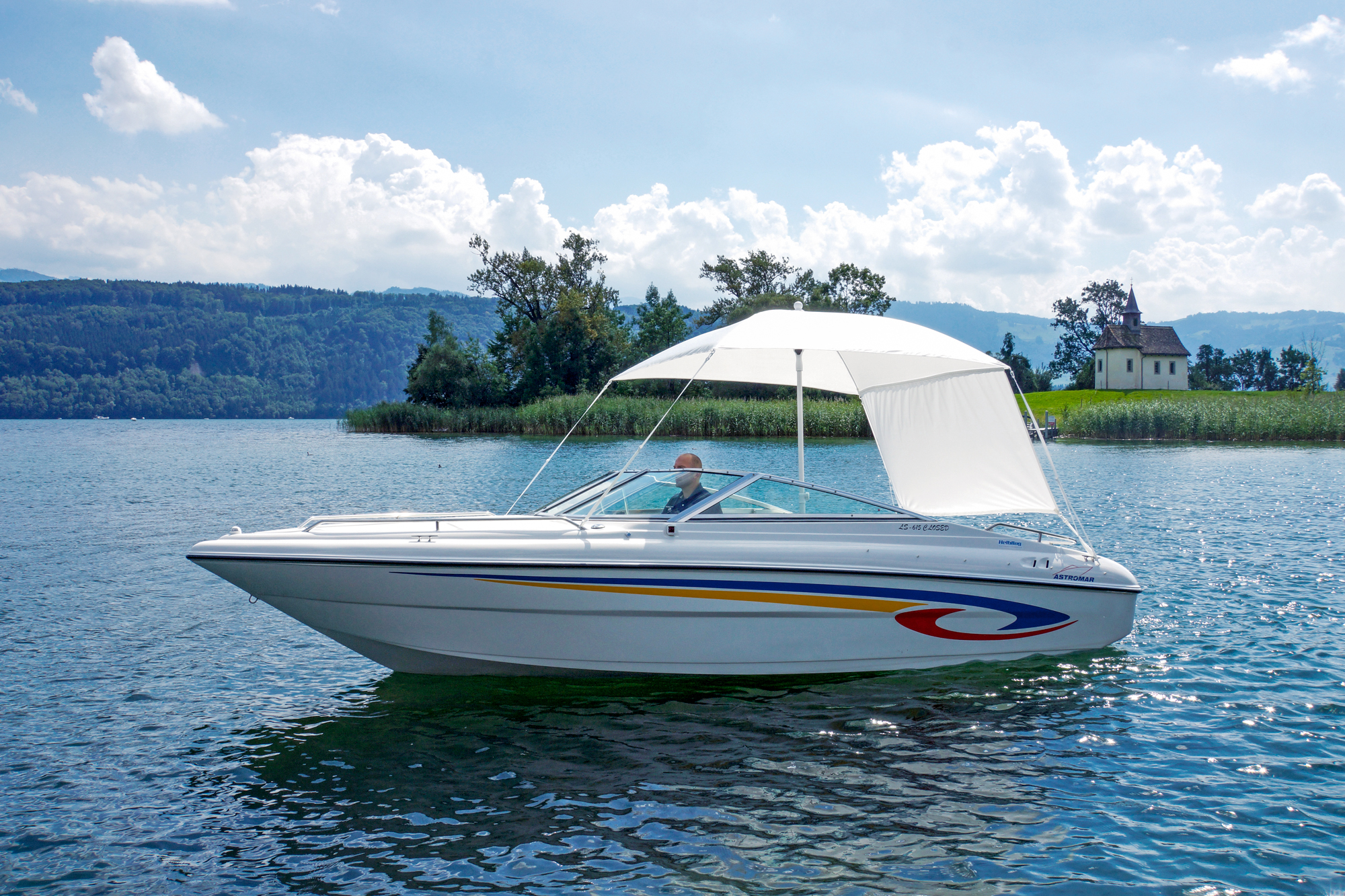 Seitenteil einzeln für Bootsschirm 175 x 175 cm
