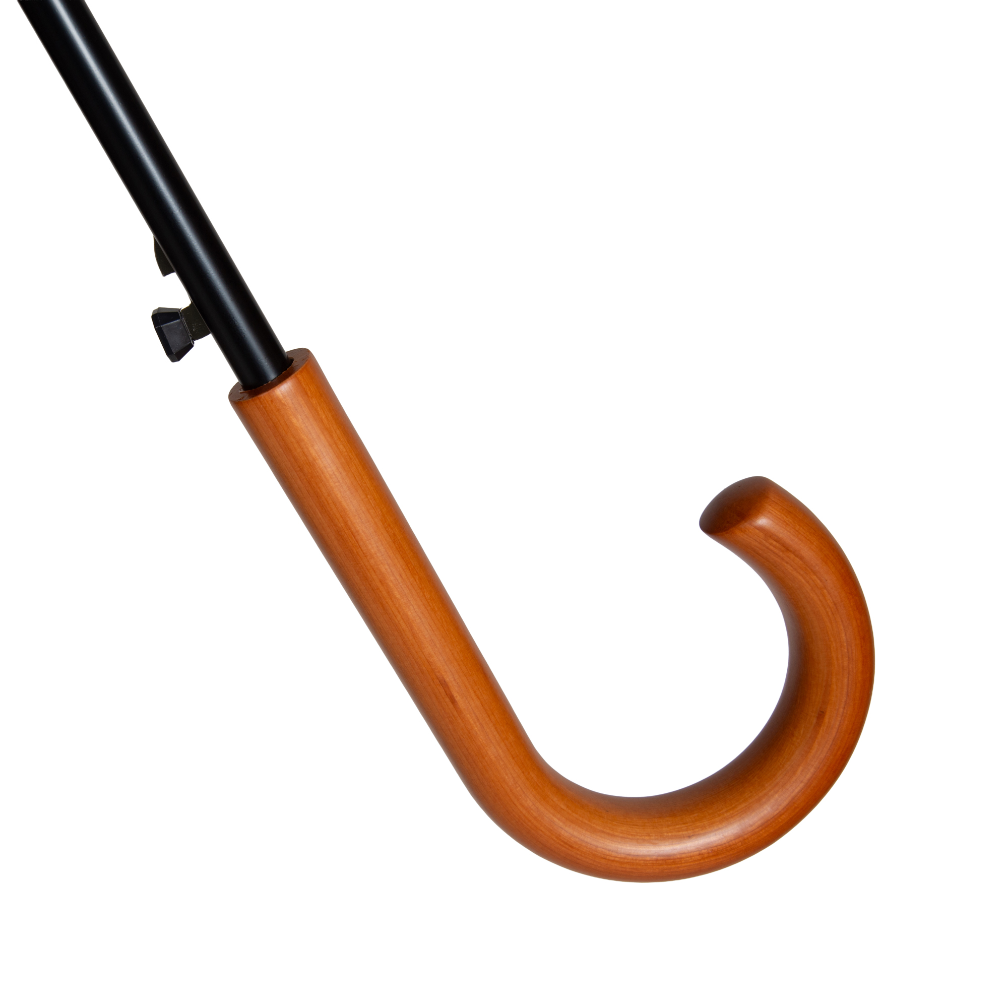 Holzgriff des Regenschirms Big Matic im Detail